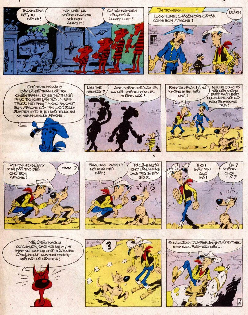 Lucky Luke: Chapter 14: - Dalton Luon Chay Rong