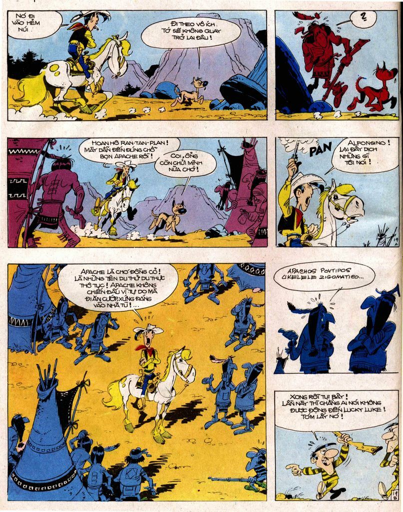 Lucky Luke: Chapter 14: - Dalton Luon Chay Rong