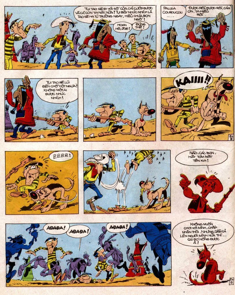 Lucky Luke: Chapter 14: - Dalton Luon Chay Rong