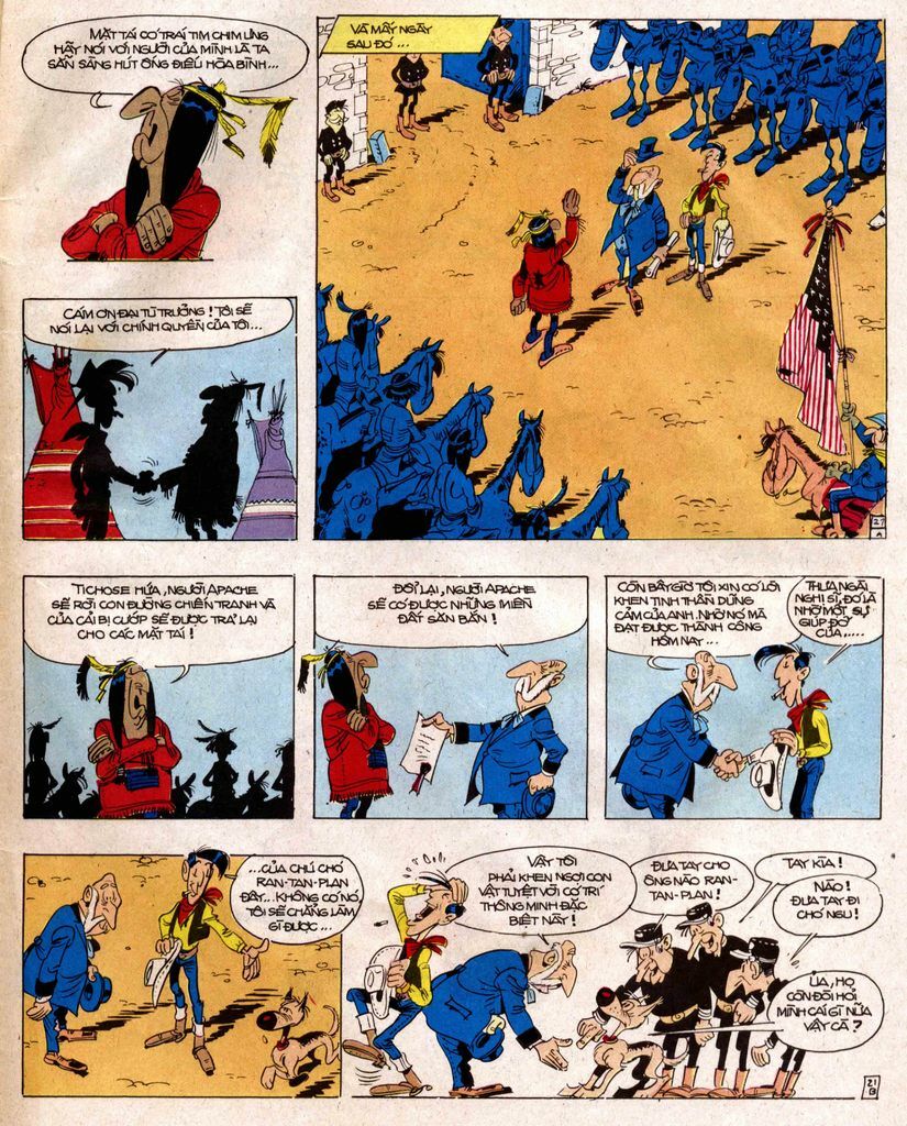 Lucky Luke: Chapter 14: - Dalton Luon Chay Rong