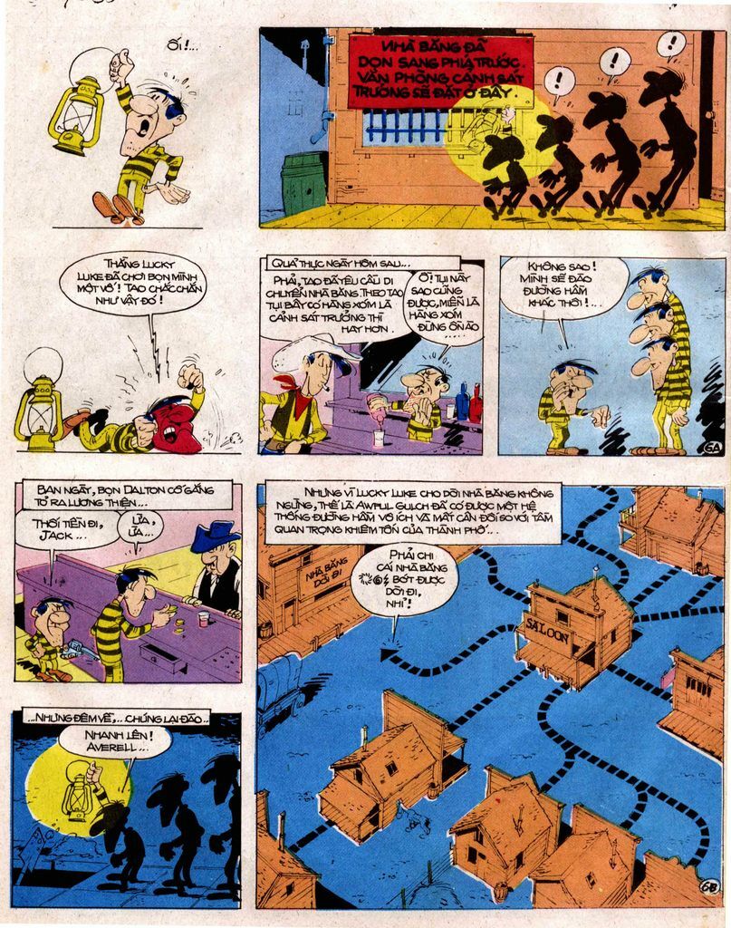 Lucky Luke: Chapter 14: - Dalton Luon Chay Rong