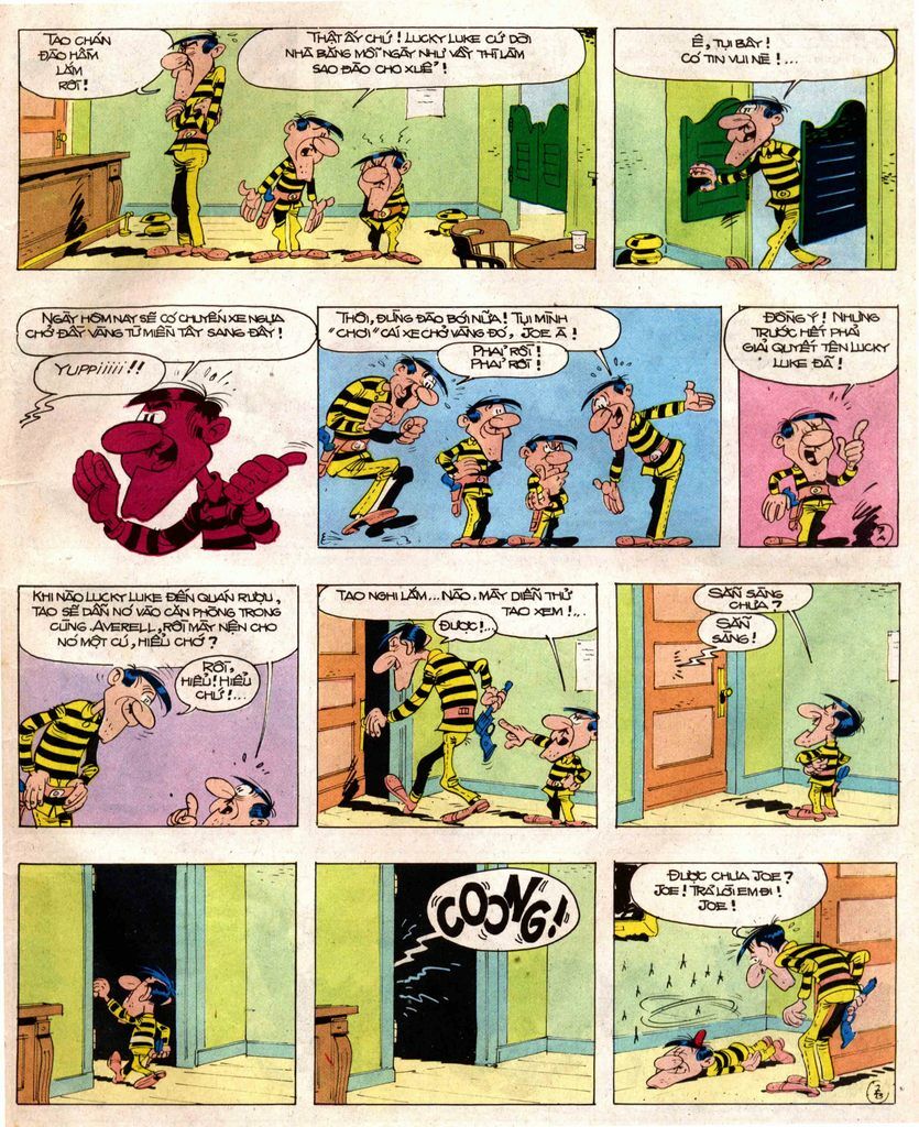 Lucky Luke: Chapter 14: - Dalton Luon Chay Rong