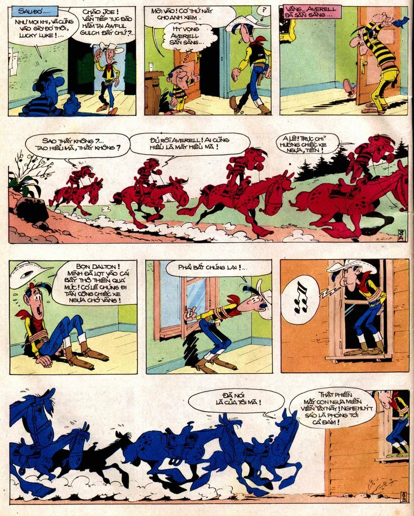 Lucky Luke: Chapter 14: - Dalton Luon Chay Rong