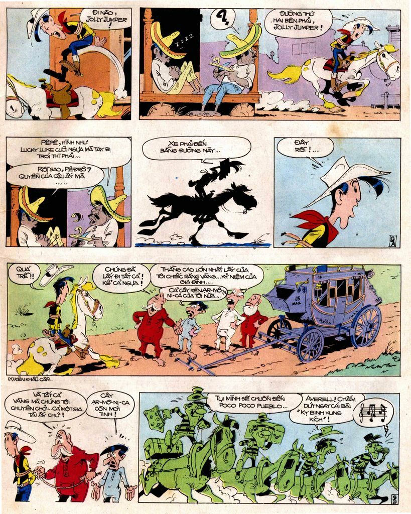 Lucky Luke: Chapter 14: - Dalton Luon Chay Rong