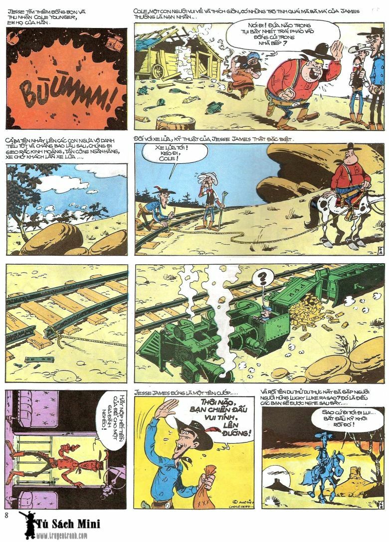 Lucky Luke: Chapter 16: - Jesse James Hiep Si Rung Xa ...