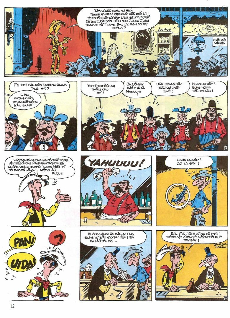 Lucky Luke: Chapter 16: - Jesse James Hiep Si Rung Xa ...