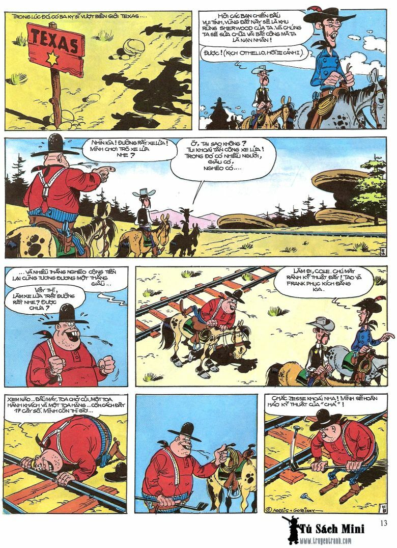 Lucky Luke: Chapter 16: - Jesse James Hiep Si Rung Xa ...