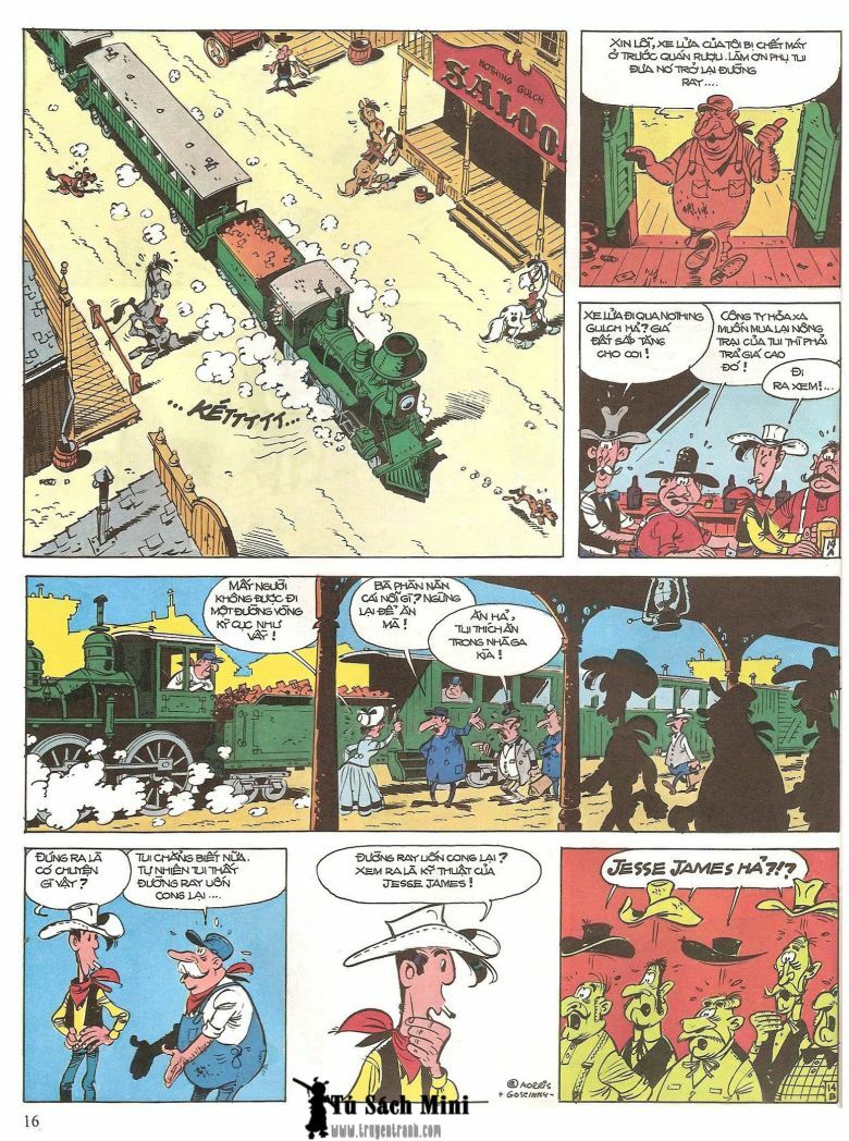 Lucky Luke: Chapter 16: - Jesse James Hiep Si Rung Xa ...