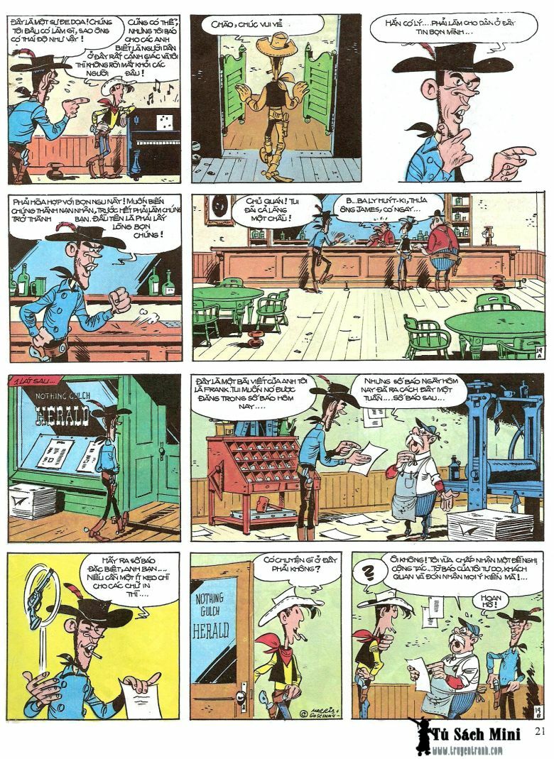 Lucky Luke: Chapter 16: - Jesse James Hiep Si Rung Xa ...