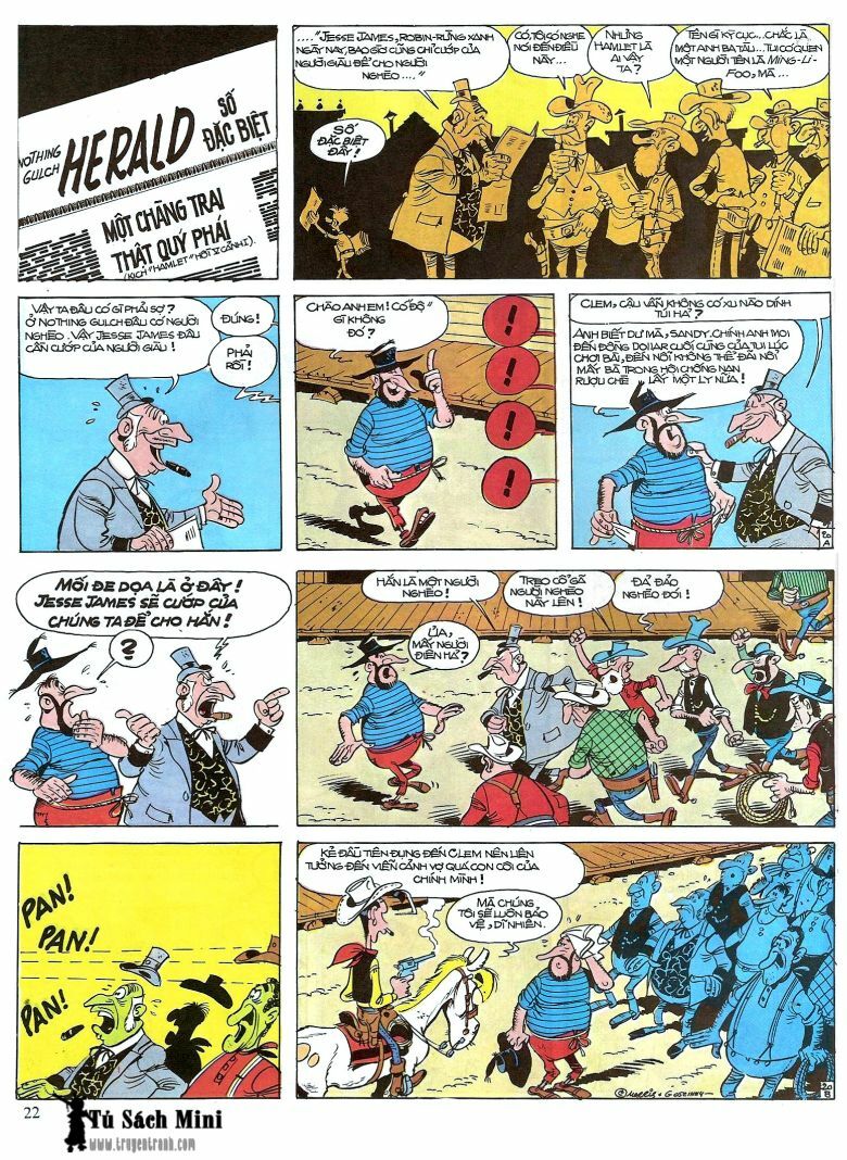 Lucky Luke: Chapter 16: - Jesse James Hiep Si Rung Xa ...