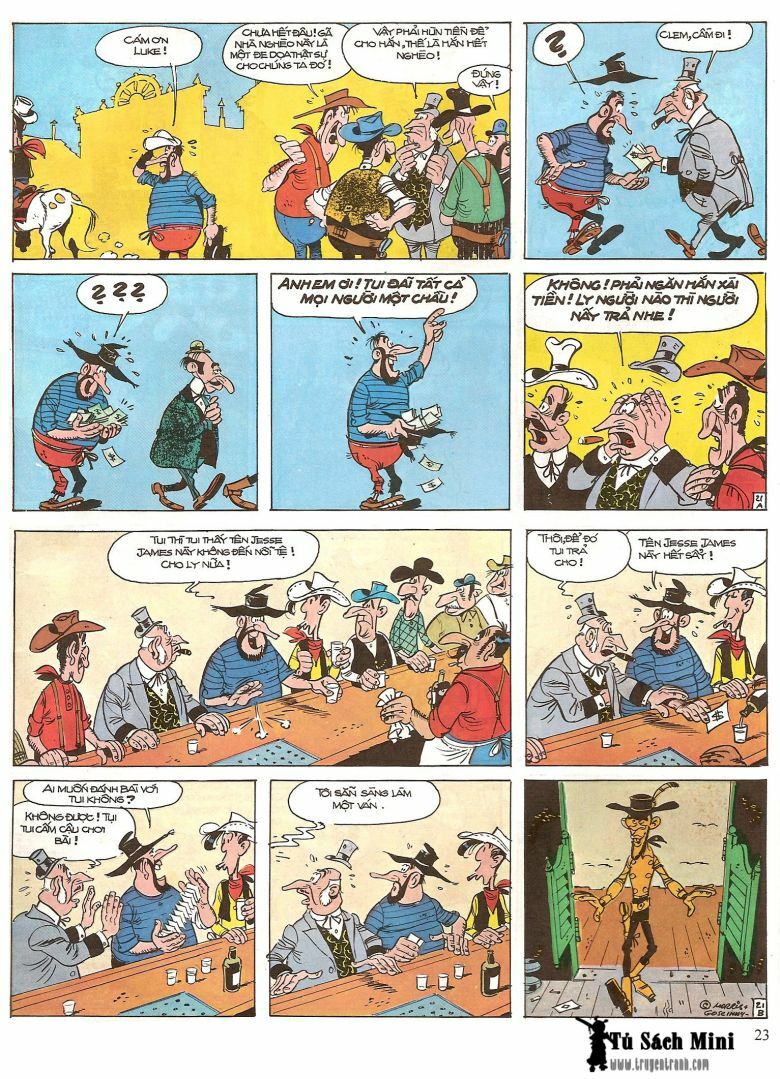 Lucky Luke: Chapter 16: - Jesse James Hiep Si Rung Xa ...