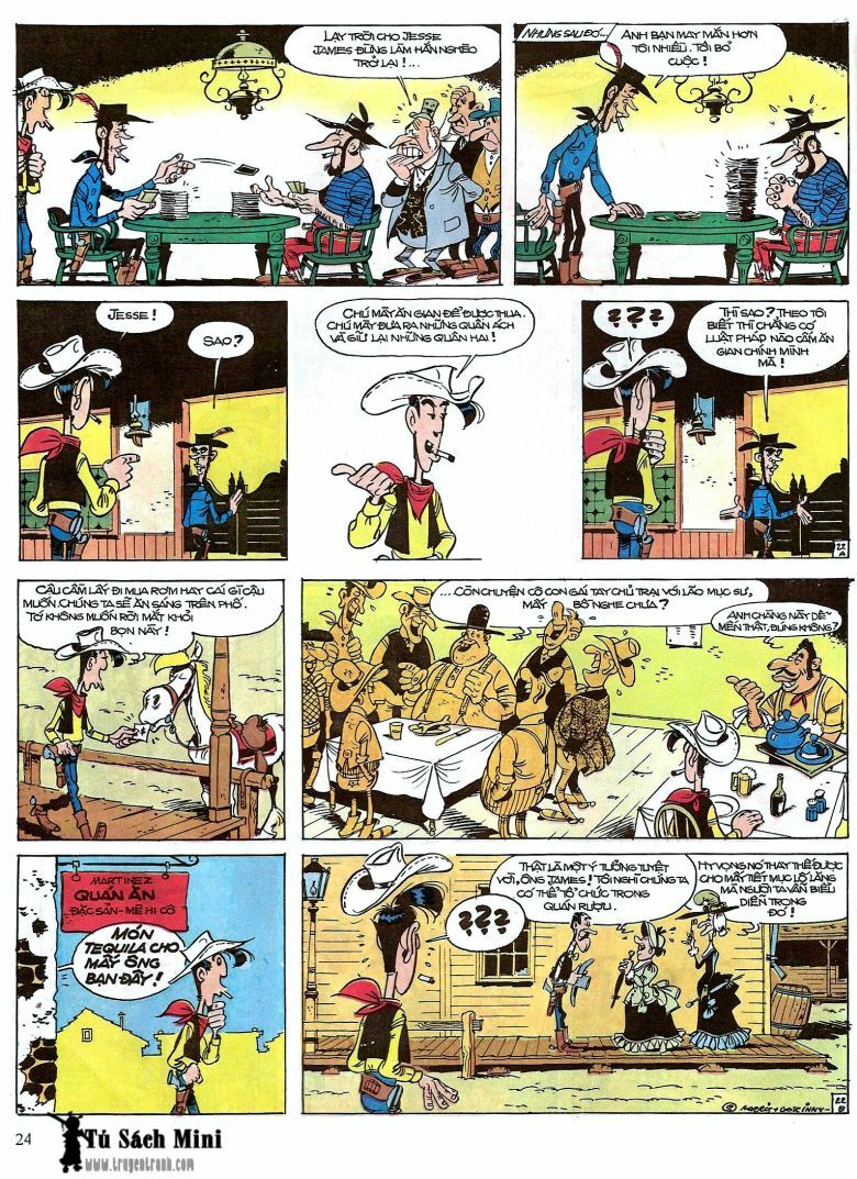 Lucky Luke: Chapter 16: - Jesse James Hiep Si Rung Xa ...