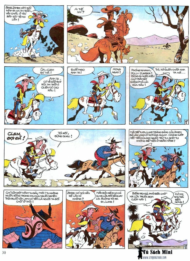 Lucky Luke: Chapter 16: - Jesse James Hiep Si Rung Xa ...