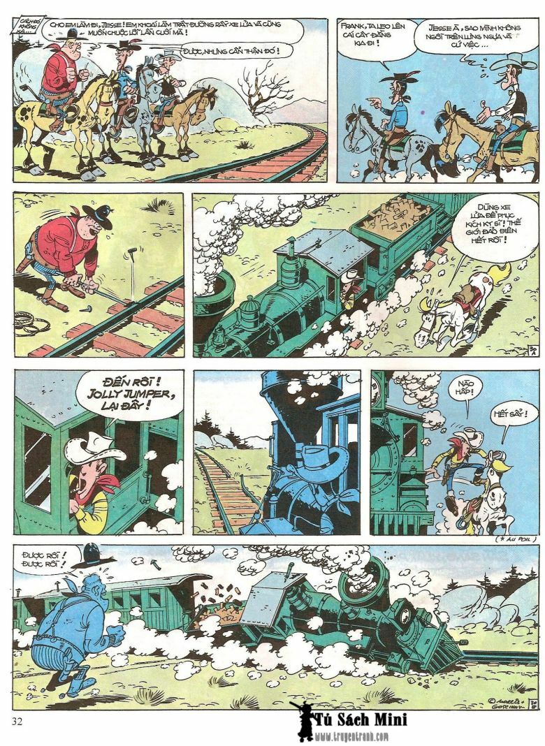 Lucky Luke: Chapter 16: - Jesse James Hiep Si Rung Xa ...