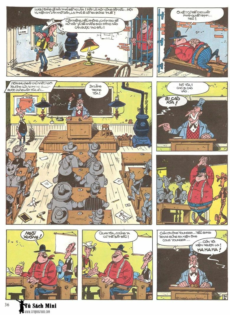 Lucky Luke: Chapter 16: - Jesse James Hiep Si Rung Xa ...