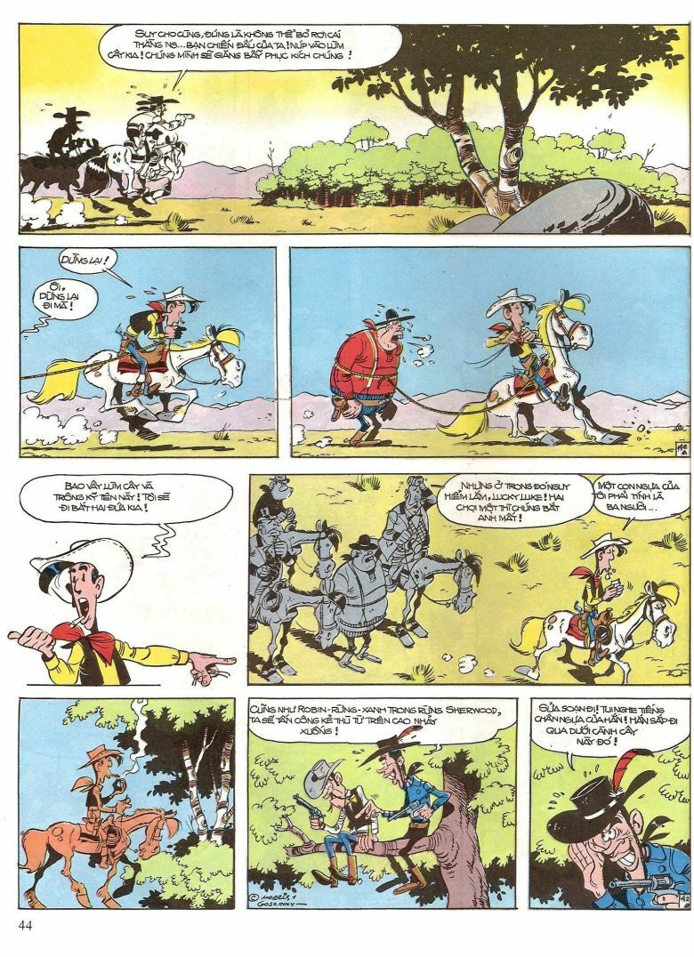 Lucky Luke: Chapter 16: - Jesse James Hiep Si Rung Xa ...