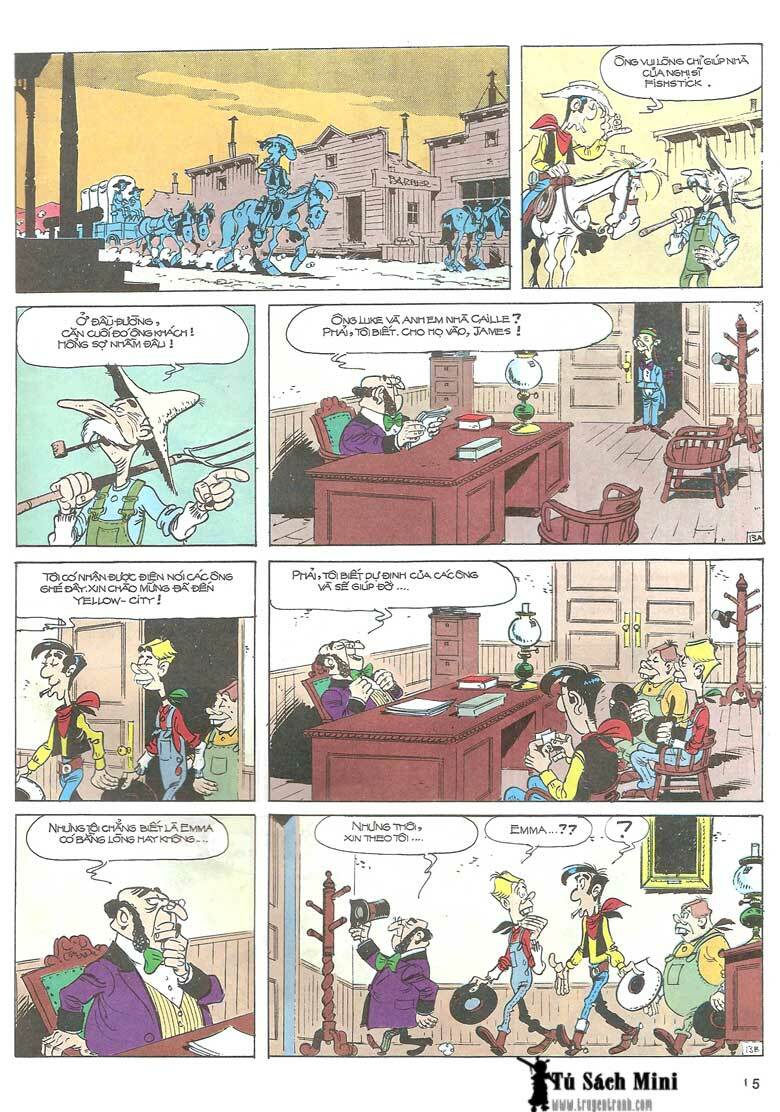 Lucky Luke: Chapter 24: - Tuong Cuop Mot Tay