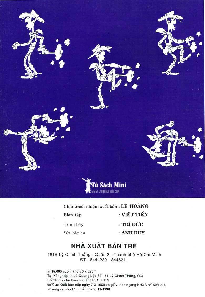 Lucky Luke: Chapter 24: - Tuong Cuop Mot Tay