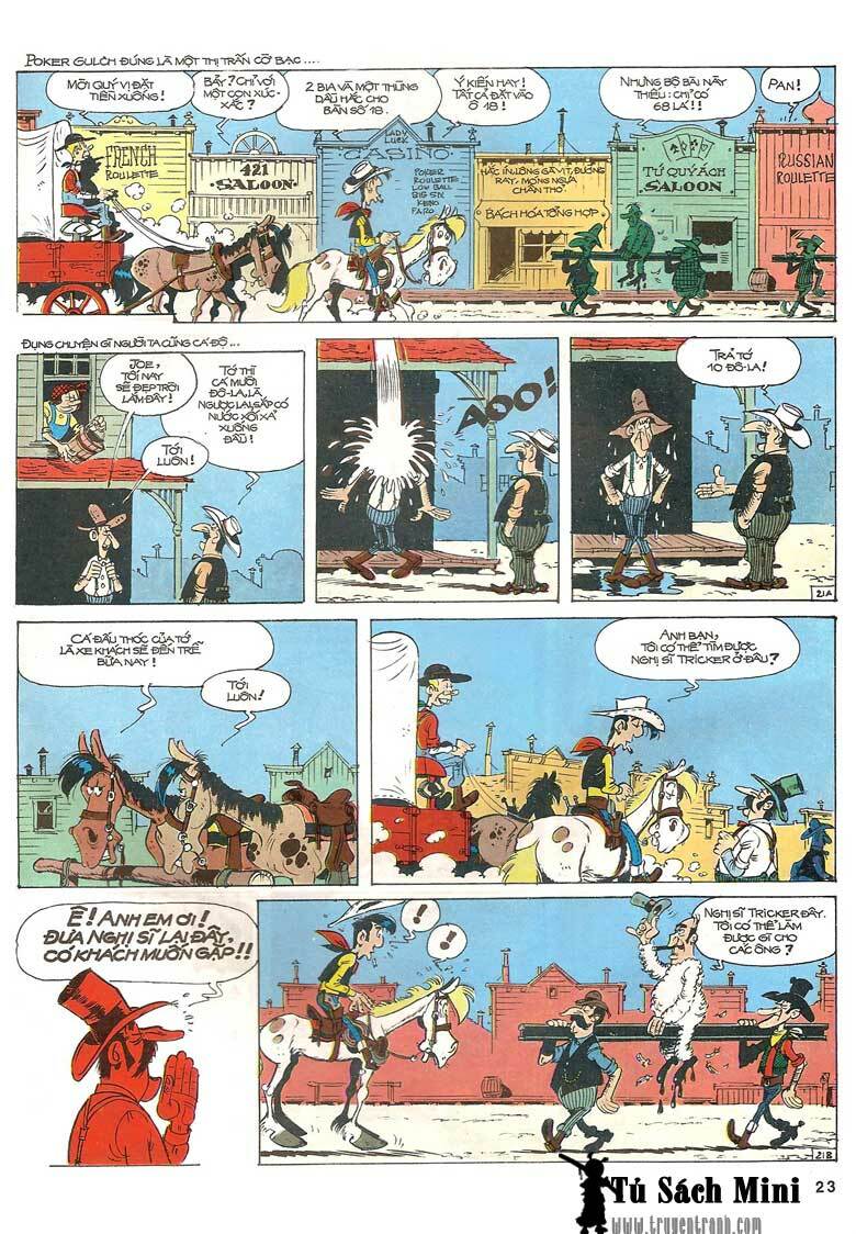 Lucky Luke: Chapter 24: - Tuong Cuop Mot Tay