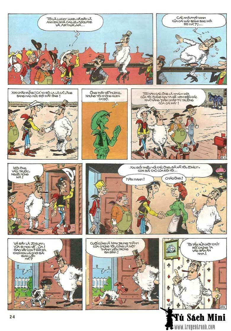 Lucky Luke: Chapter 24: - Tuong Cuop Mot Tay