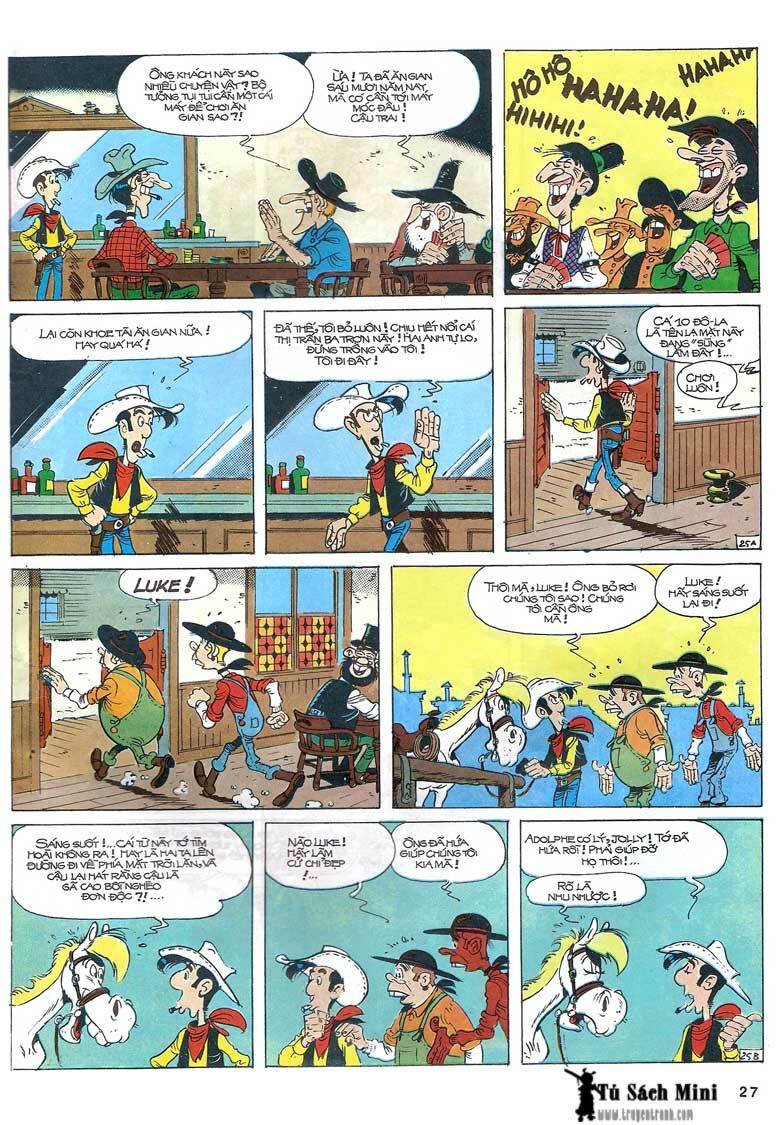 Lucky Luke: Chapter 24: - Tuong Cuop Mot Tay