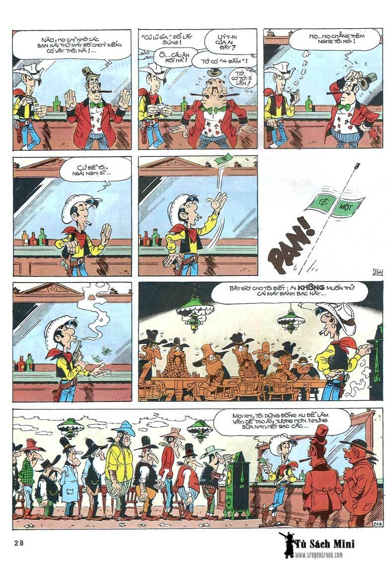 Lucky Luke: Chapter 24: - Tuong Cuop Mot Tay