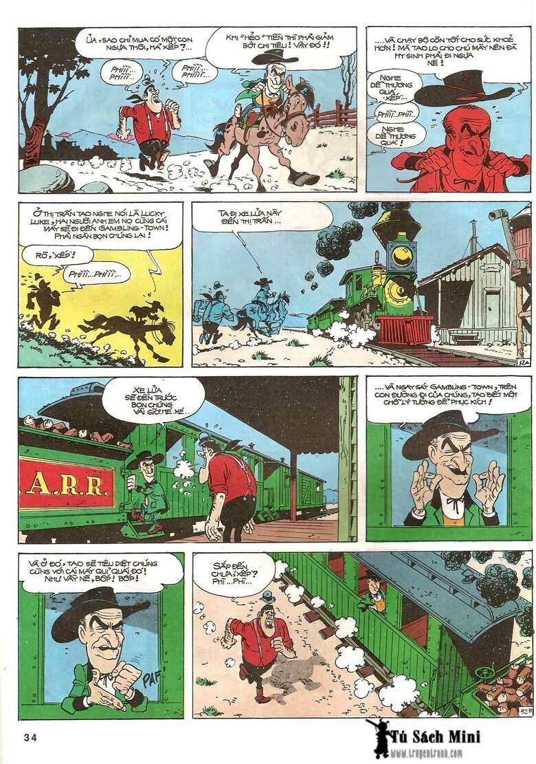 Lucky Luke: Chapter 24: - Tuong Cuop Mot Tay