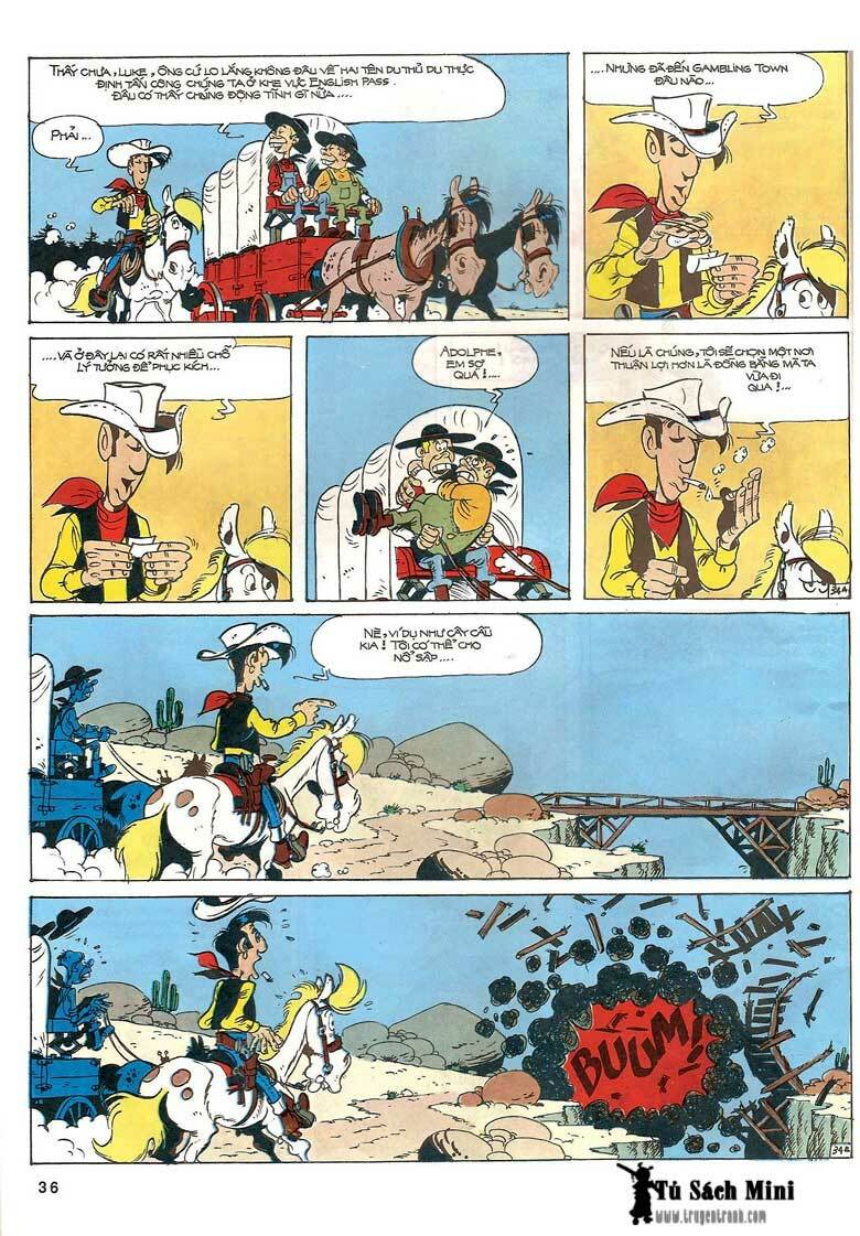 Lucky Luke: Chapter 24: - Tuong Cuop Mot Tay