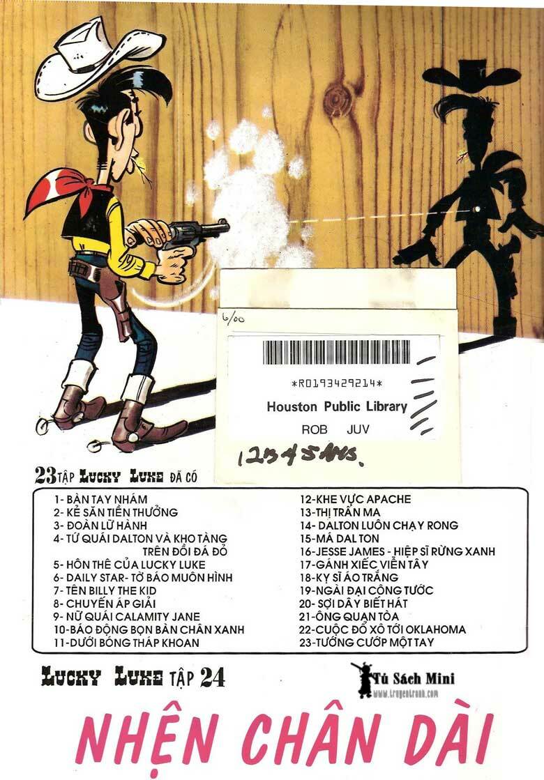 Lucky Luke: Chapter 24: - Tuong Cuop Mot Tay