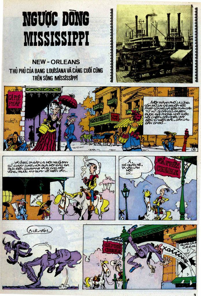 Lucky Luke: Chapter 32: - Nguoc Dong Mississippi