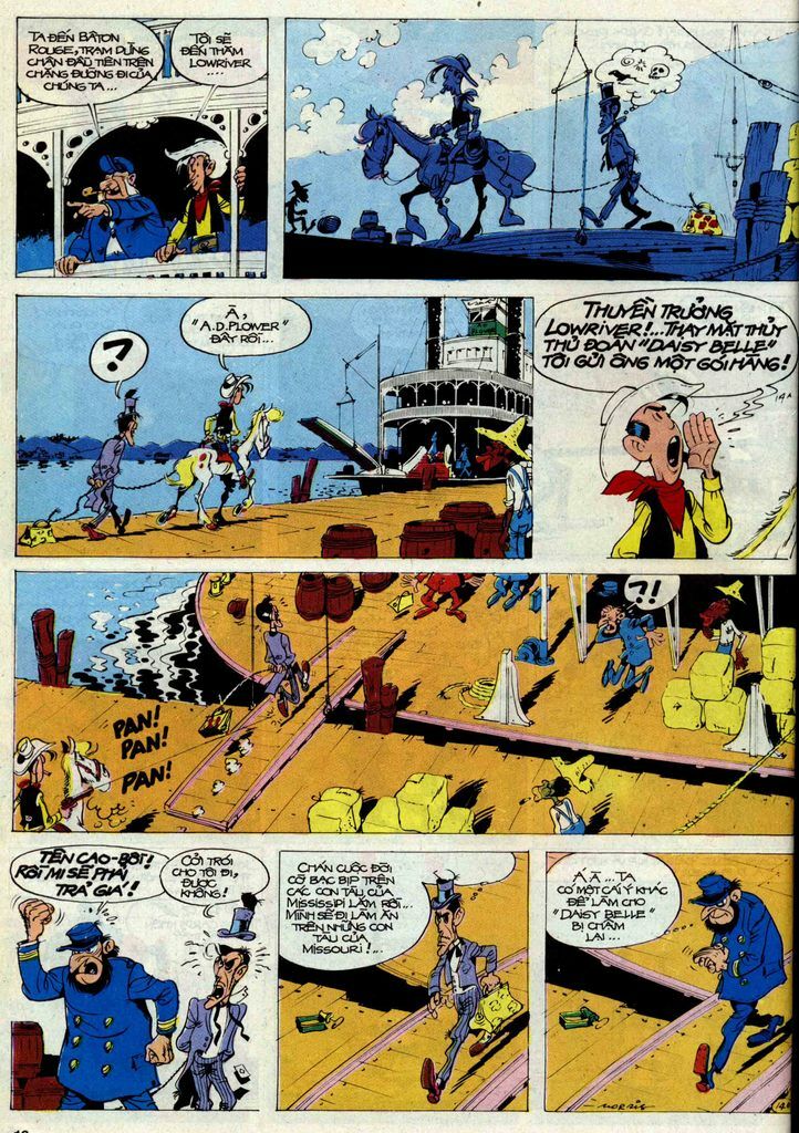 Lucky Luke: Chapter 32: - Nguoc Dong Mississippi