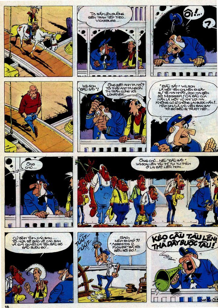 Lucky Luke: Chapter 32: - Nguoc Dong Mississippi