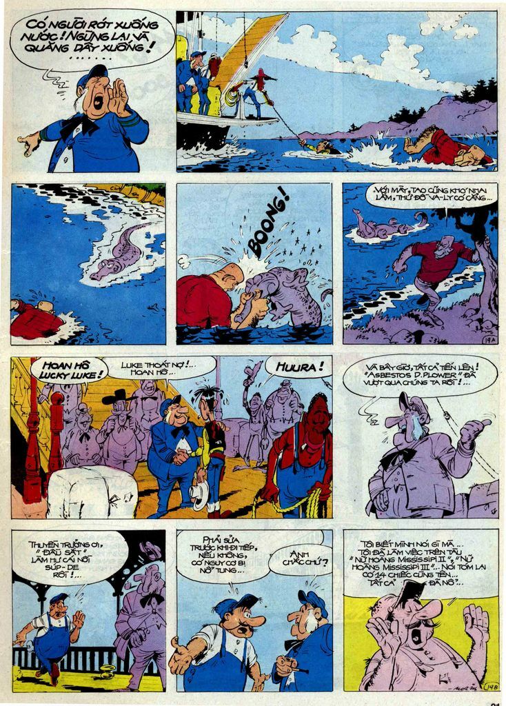 Lucky Luke: Chapter 32: - Nguoc Dong Mississippi