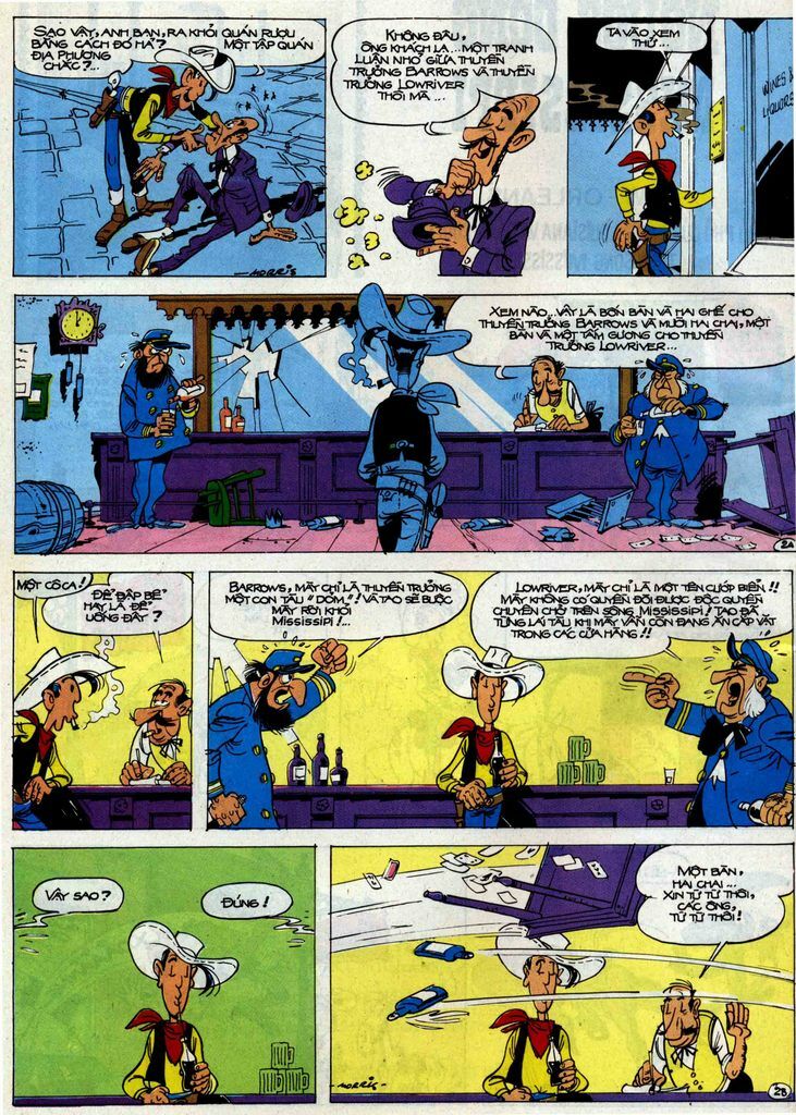 Lucky Luke: Chapter 32: - Nguoc Dong Mississippi