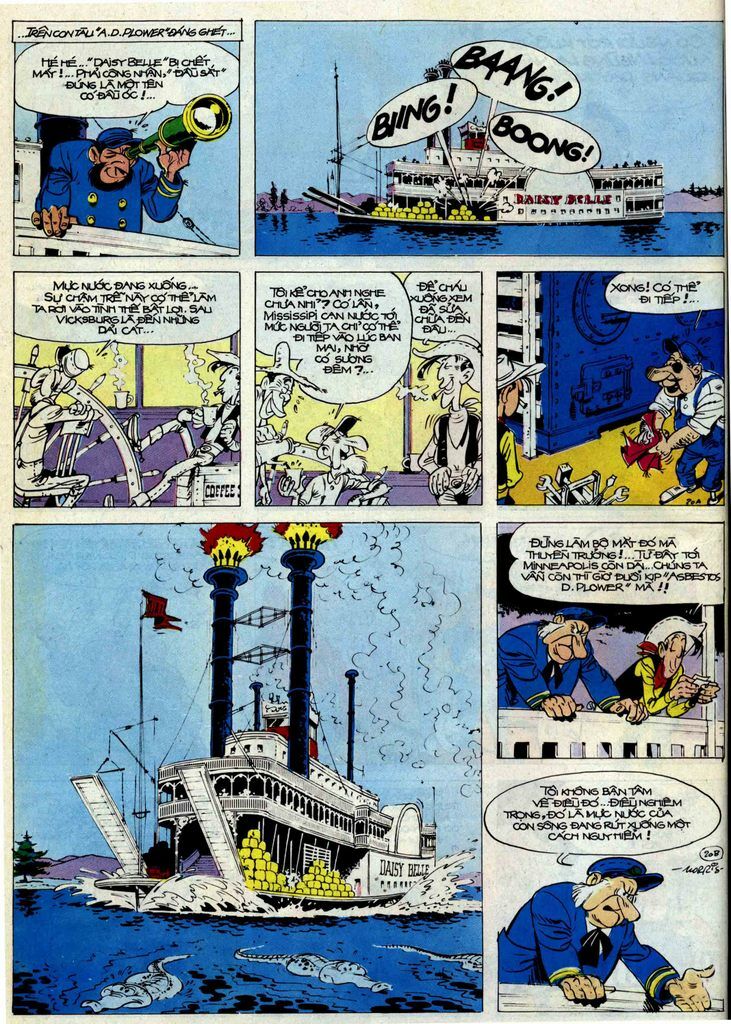 Lucky Luke: Chapter 32: - Nguoc Dong Mississippi