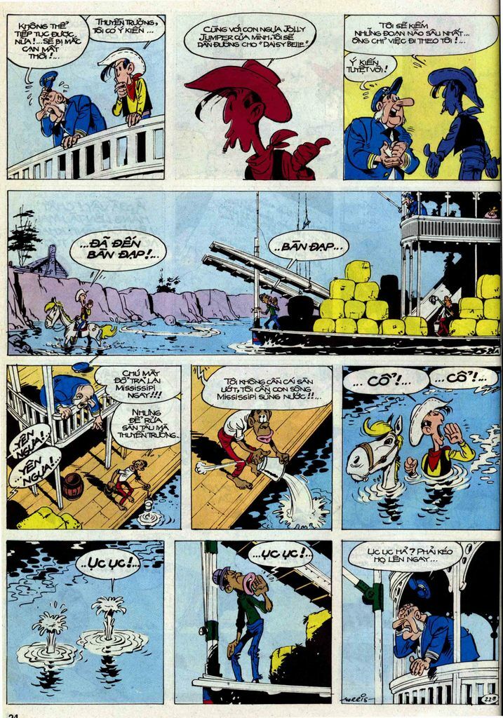 Lucky Luke: Chapter 32: - Nguoc Dong Mississippi