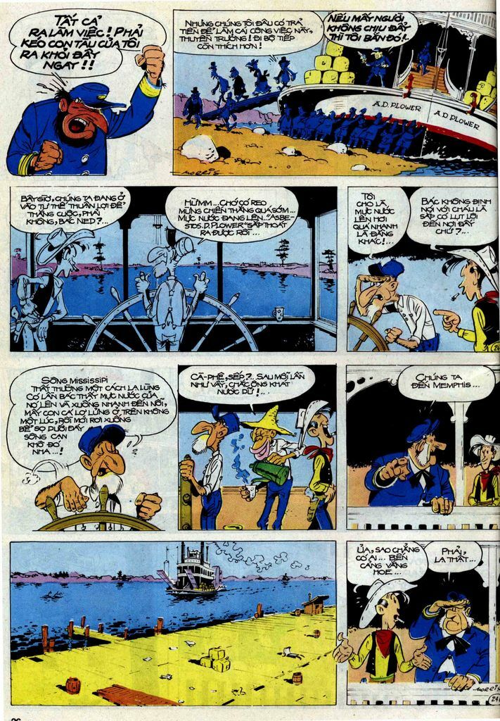 Lucky Luke: Chapter 32: - Nguoc Dong Mississippi