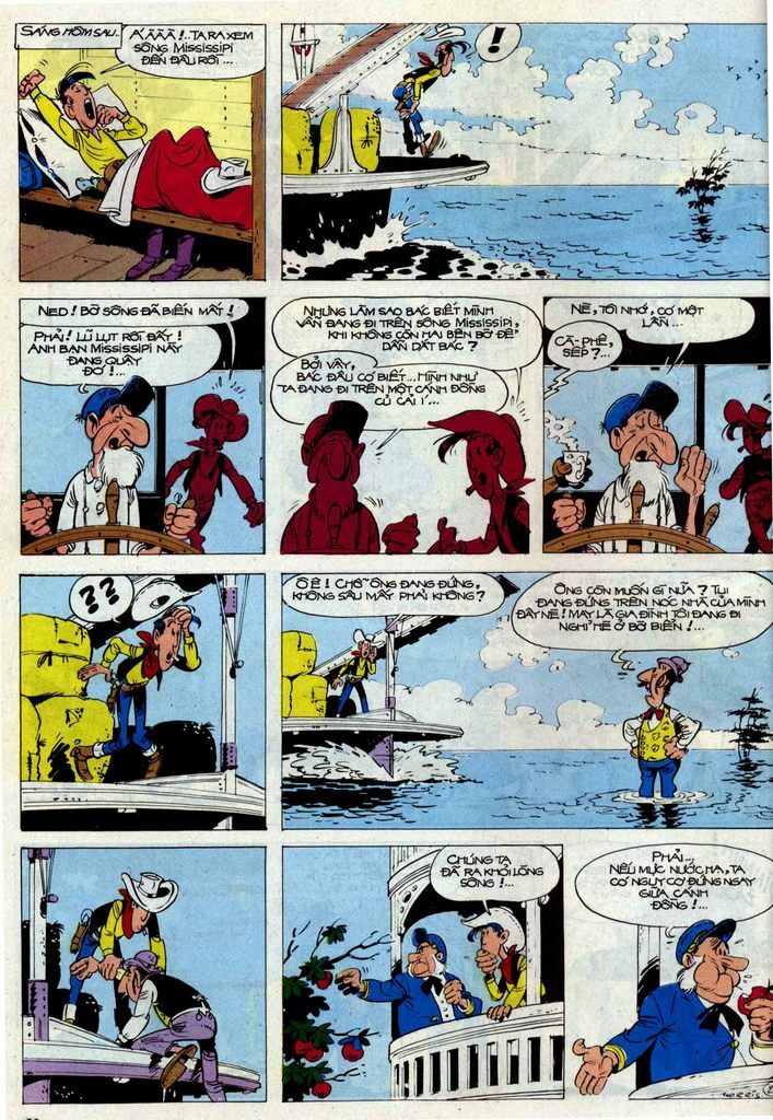 Lucky Luke: Chapter 32: - Nguoc Dong Mississippi