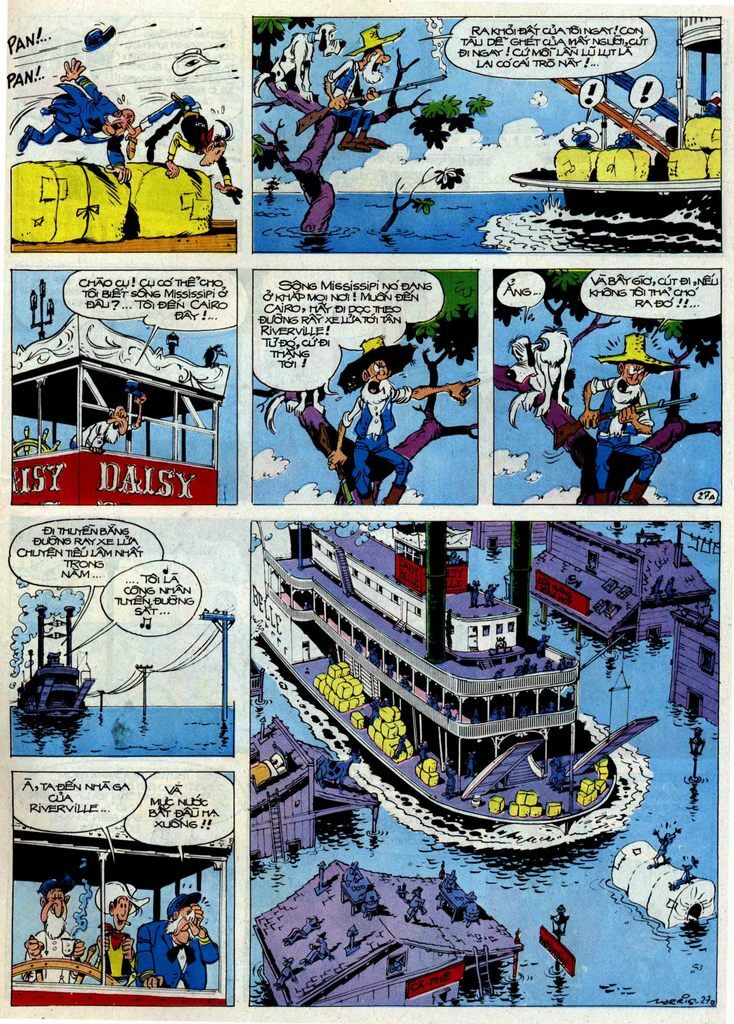Lucky Luke: Chapter 32: - Nguoc Dong Mississippi