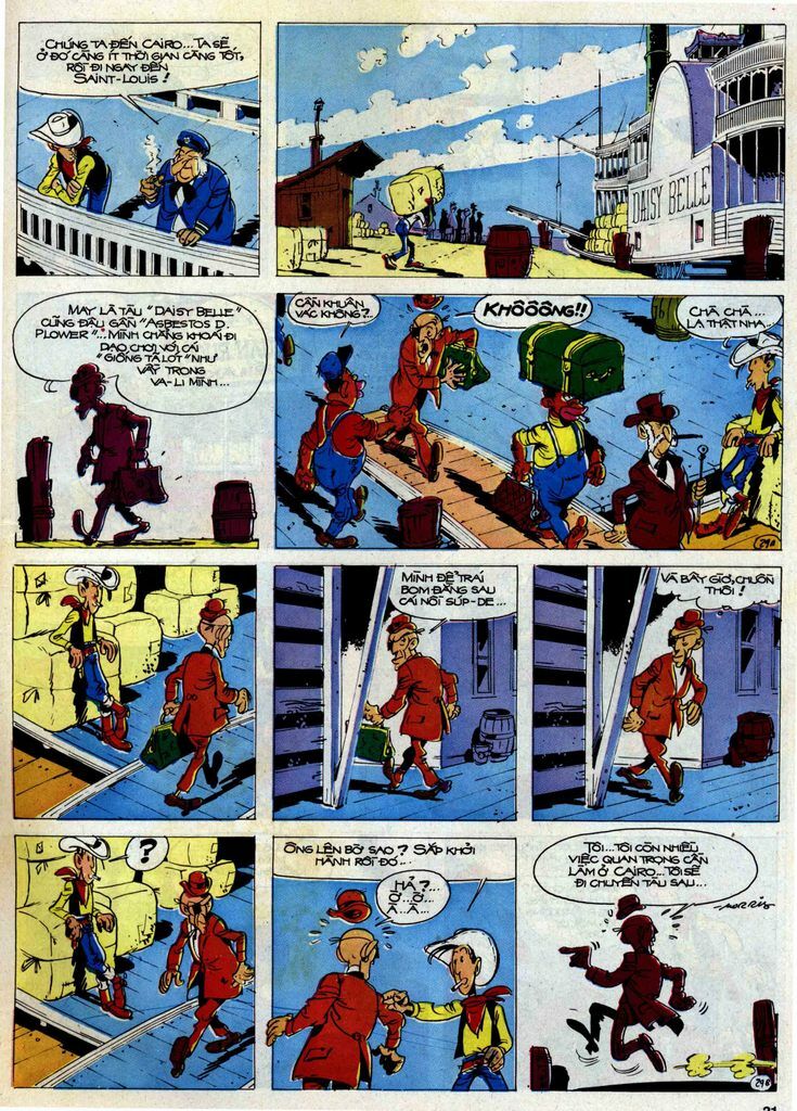 Lucky Luke: Chapter 32: - Nguoc Dong Mississippi