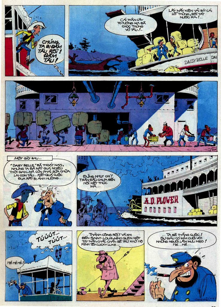 Lucky Luke: Chapter 32: - Nguoc Dong Mississippi