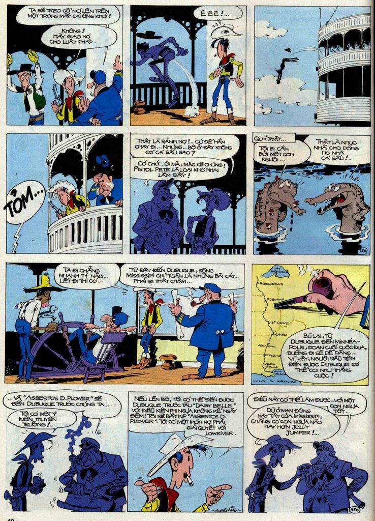Lucky Luke: Chapter 32: - Nguoc Dong Mississippi