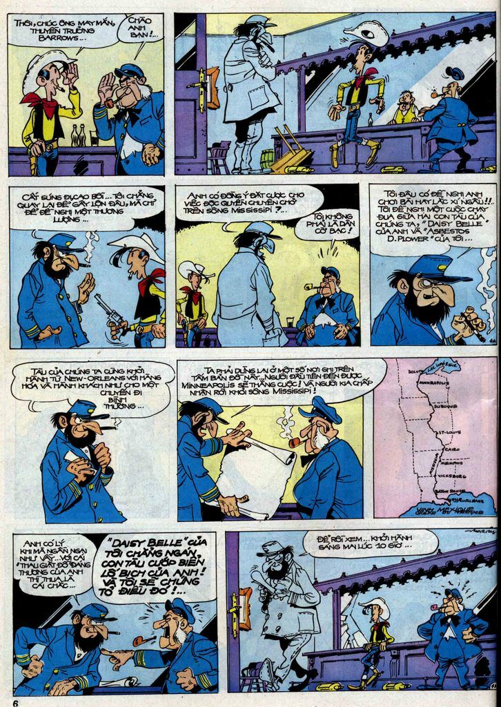 Lucky Luke: Chapter 32: - Nguoc Dong Mississippi