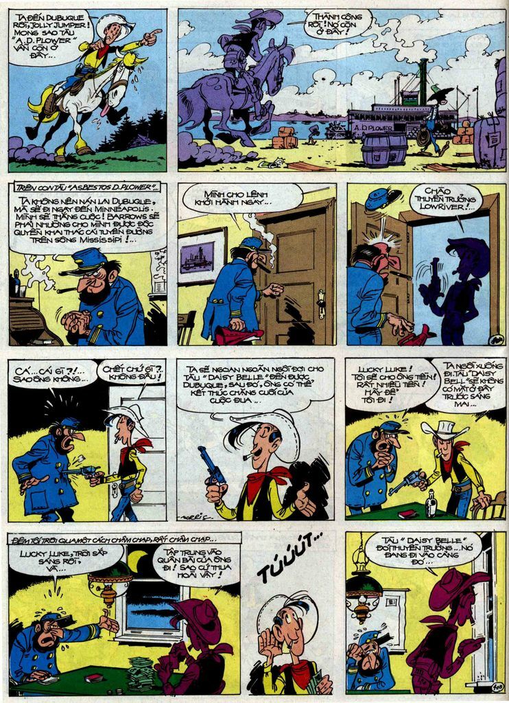 Lucky Luke: Chapter 32: - Nguoc Dong Mississippi