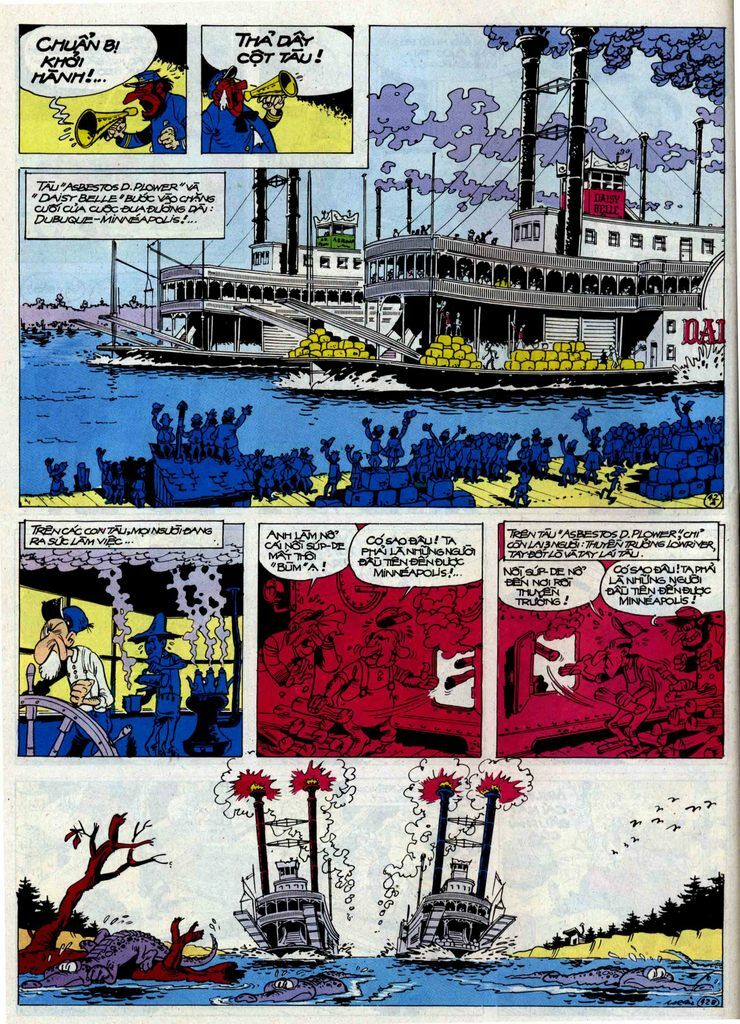 Lucky Luke: Chapter 32: - Nguoc Dong Mississippi