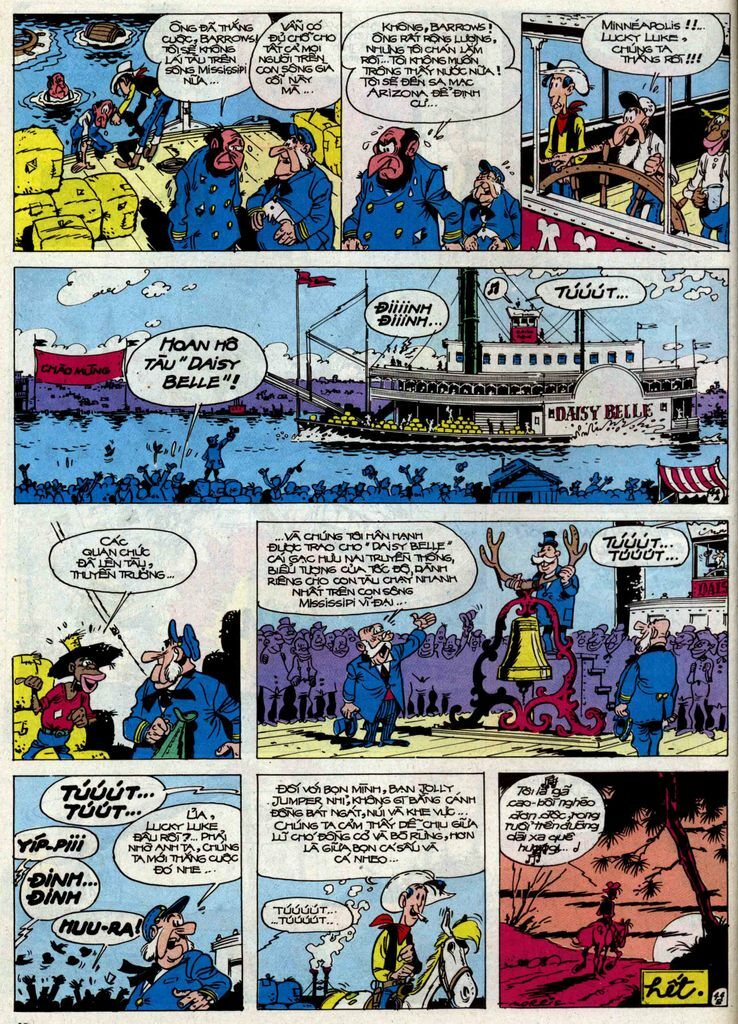 Lucky Luke: Chapter 32: - Nguoc Dong Mississippi