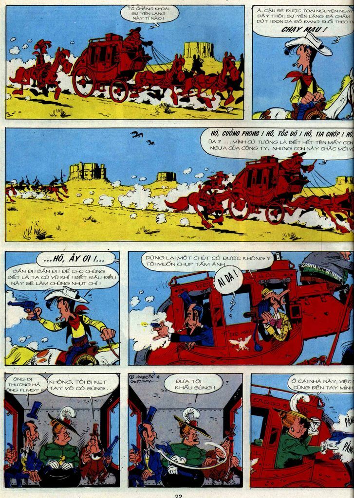Lucky Luke: Chapter 36: - Chuyen Xe Bao Tap