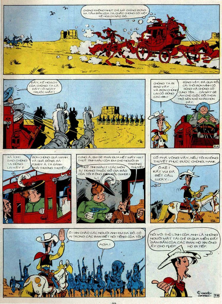 Lucky Luke: Chapter 36: - Chuyen Xe Bao Tap