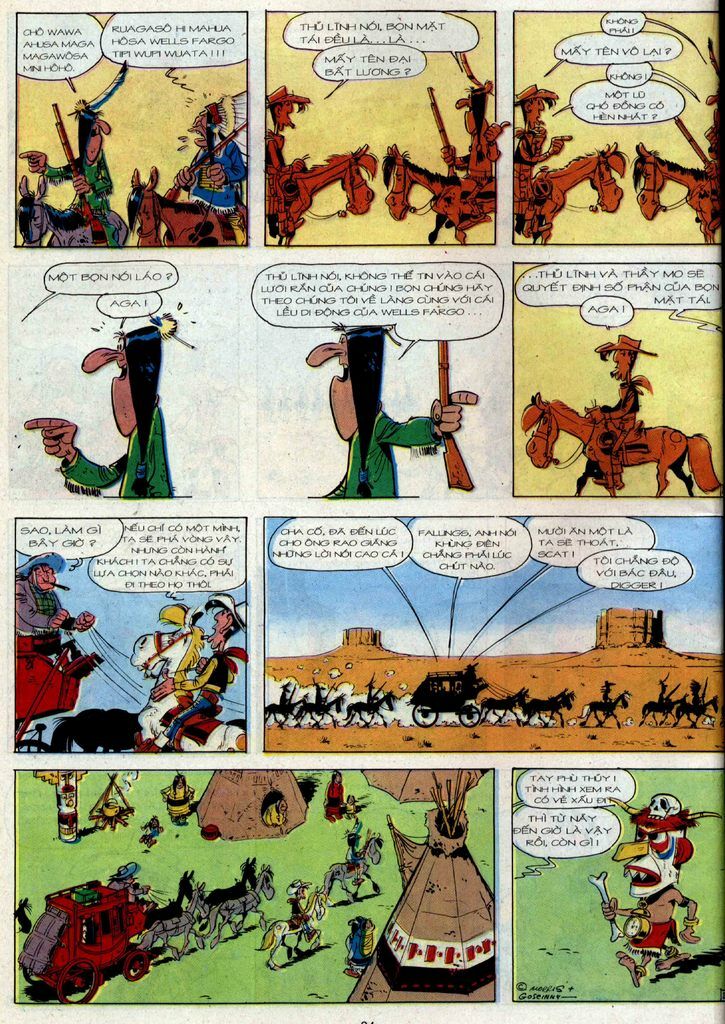 Lucky Luke: Chapter 36: - Chuyen Xe Bao Tap