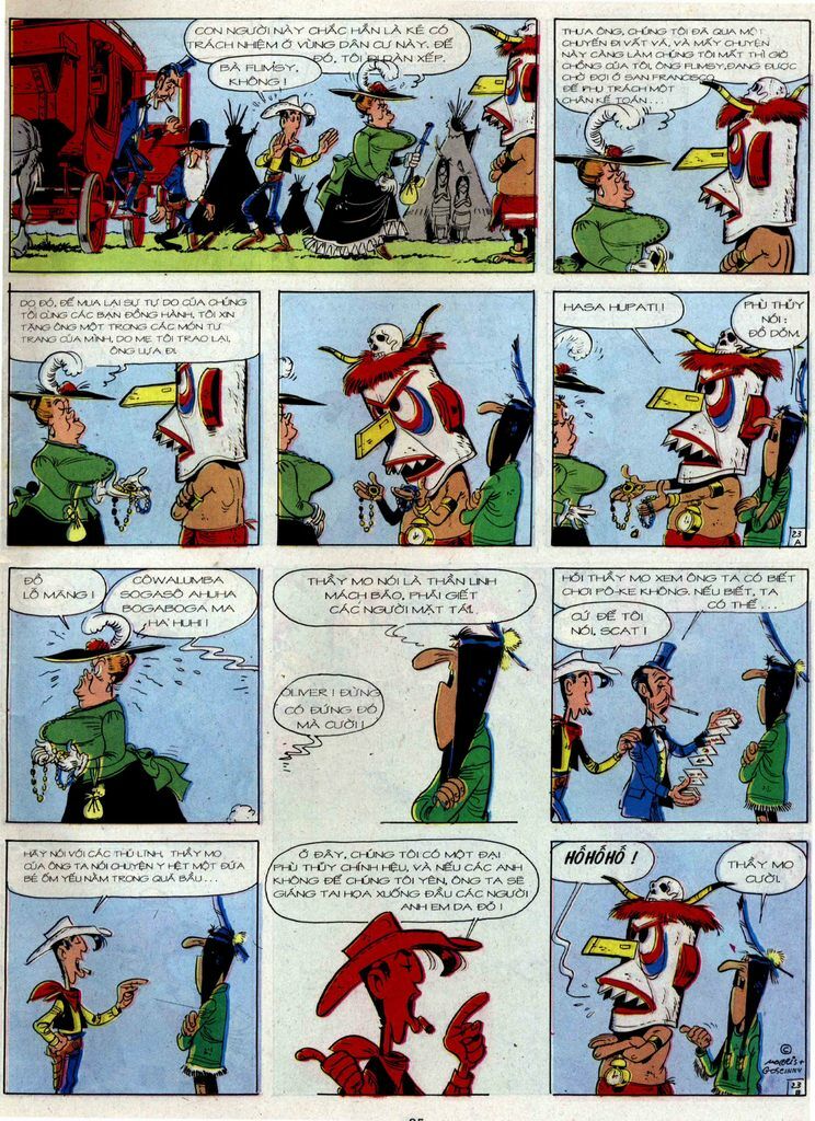 Lucky Luke: Chapter 36: - Chuyen Xe Bao Tap